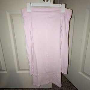 Wild Fable Light Pink Off Shoulder Dress